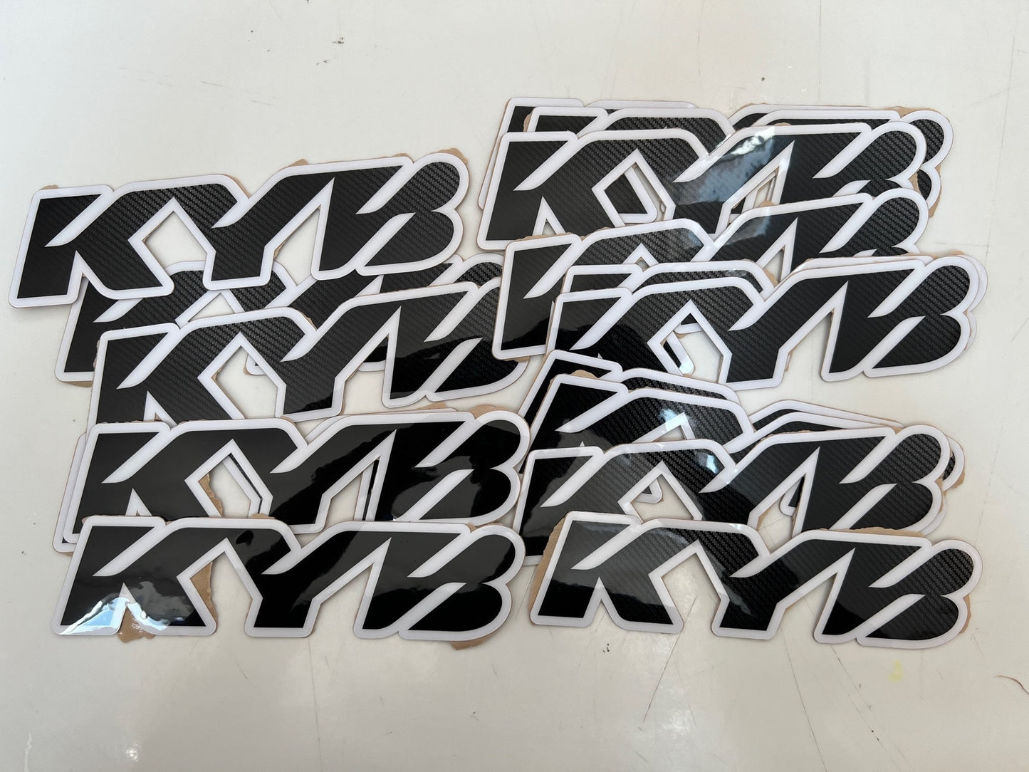 KYB Suspension Decals, KYB, Motocross Decals, Stickers, Die Cut