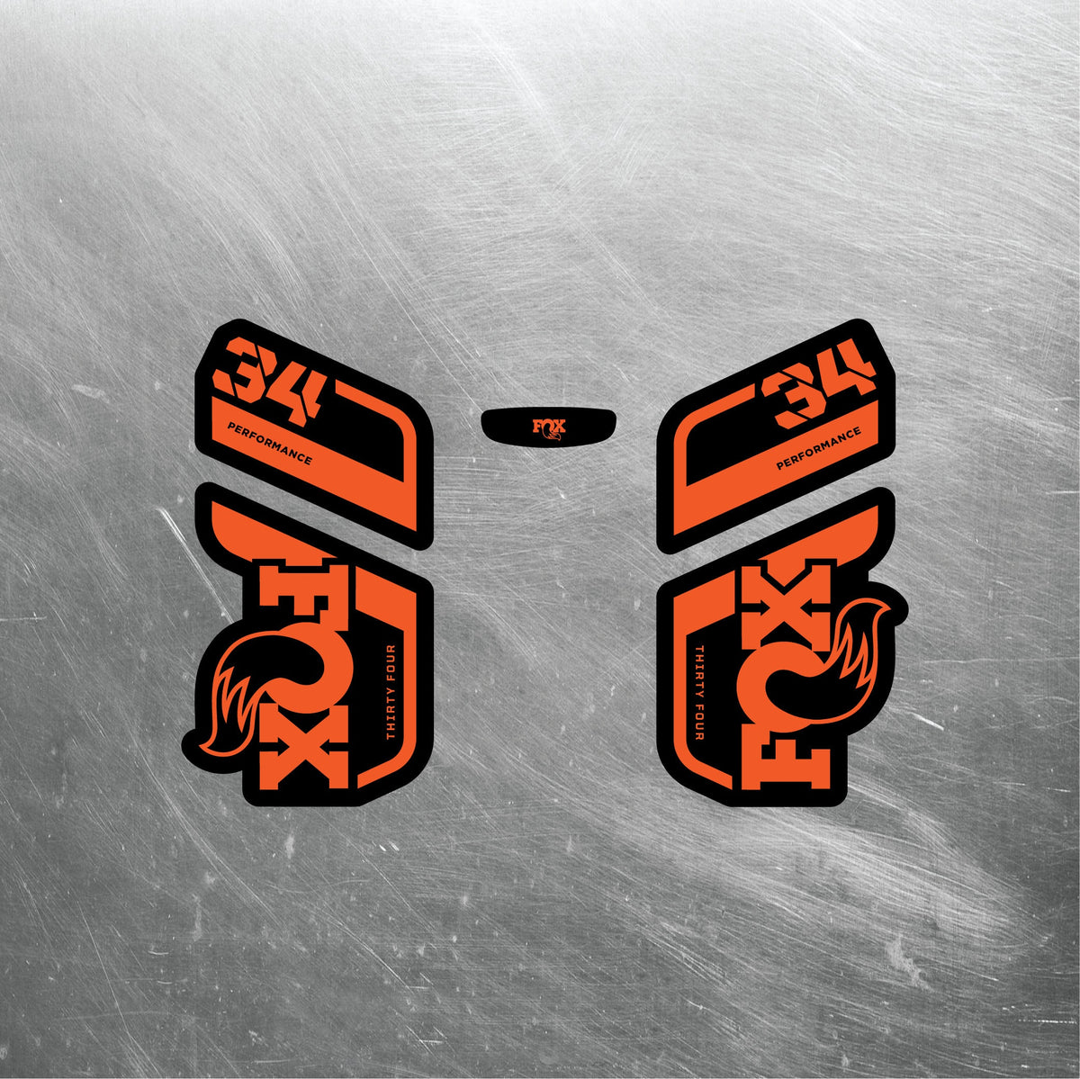2021 FOX 34 PERFORMANCE Fork Decals / Mountain Bike Fork Decals / Multiple Colors