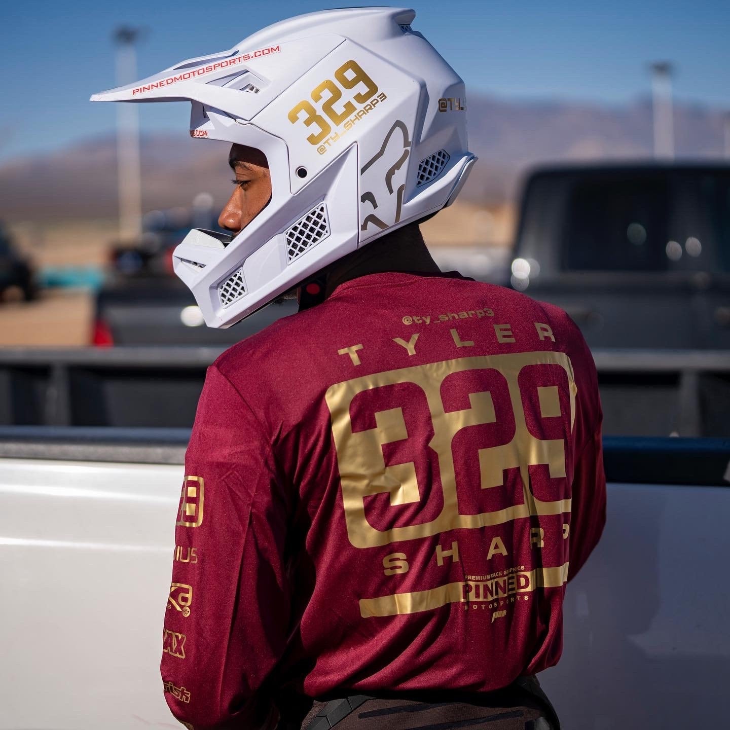 Custom Name & Number Decals, Waterproof Racing Stickers, Motorsports Decals, Personalized Stickers