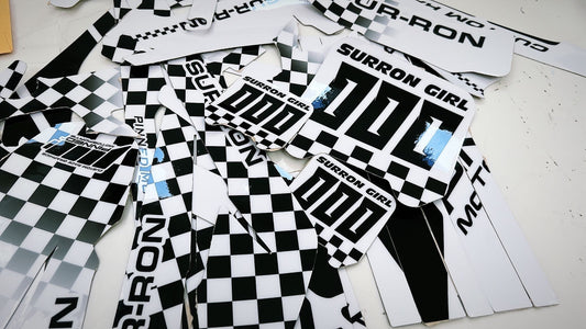 Personalized White and Blue Sur-Ron Light Bee Graphics Kit, Custom Sur-Ron Decals