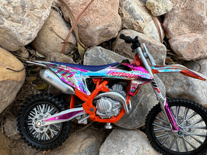 Custom Replica 1:12 Scale Motocross Bike Graphics