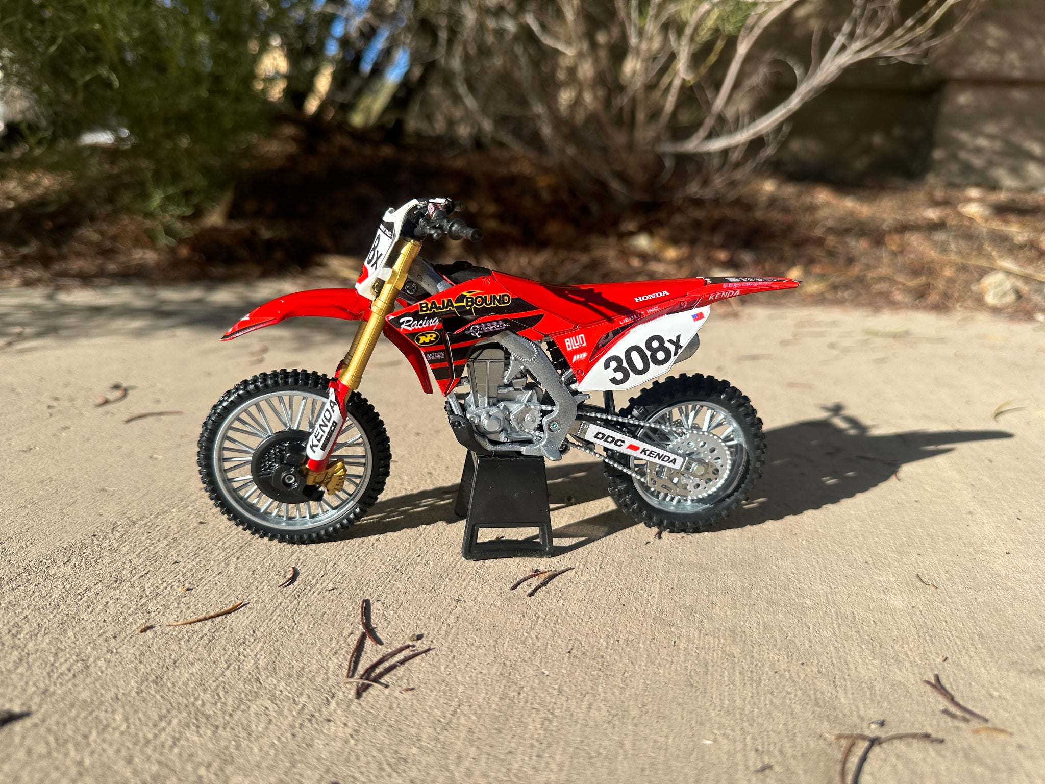 Custom Replica 1:12 Scale Motocross Bike Graphics
