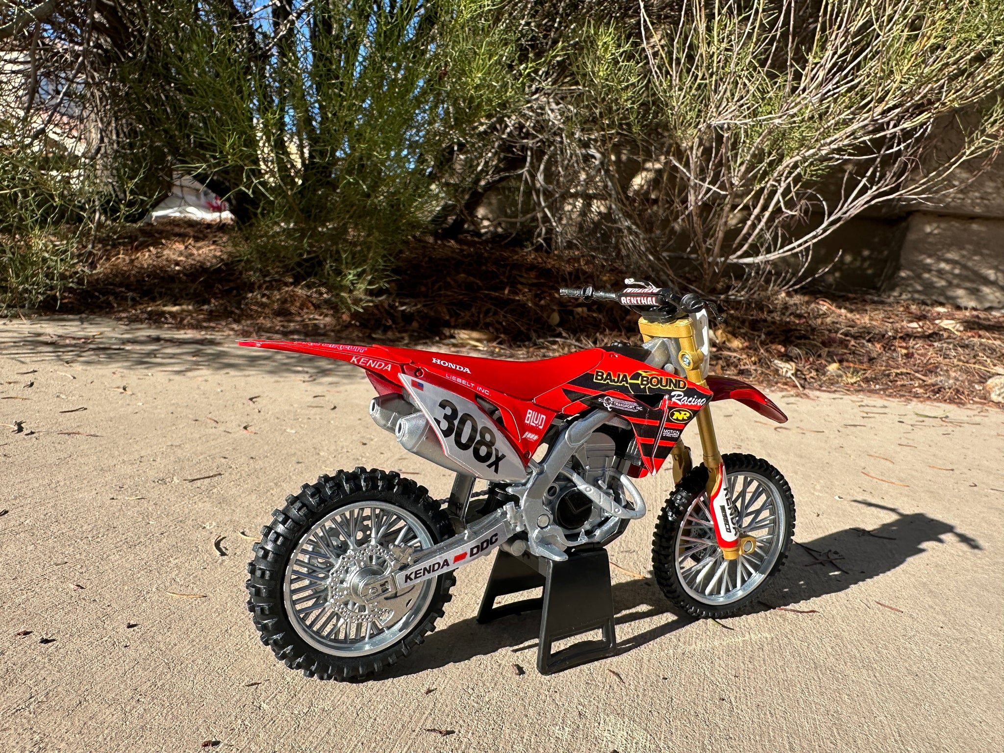 Custom Replica 1:12 Scale Motocross Bike Graphics