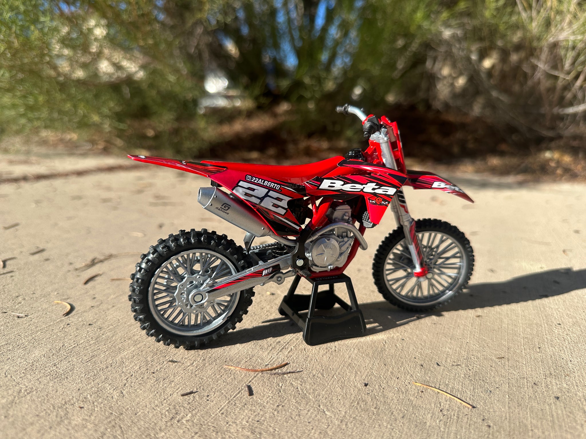 Custom Replica 1:12 Scale Motocross Bike Graphics