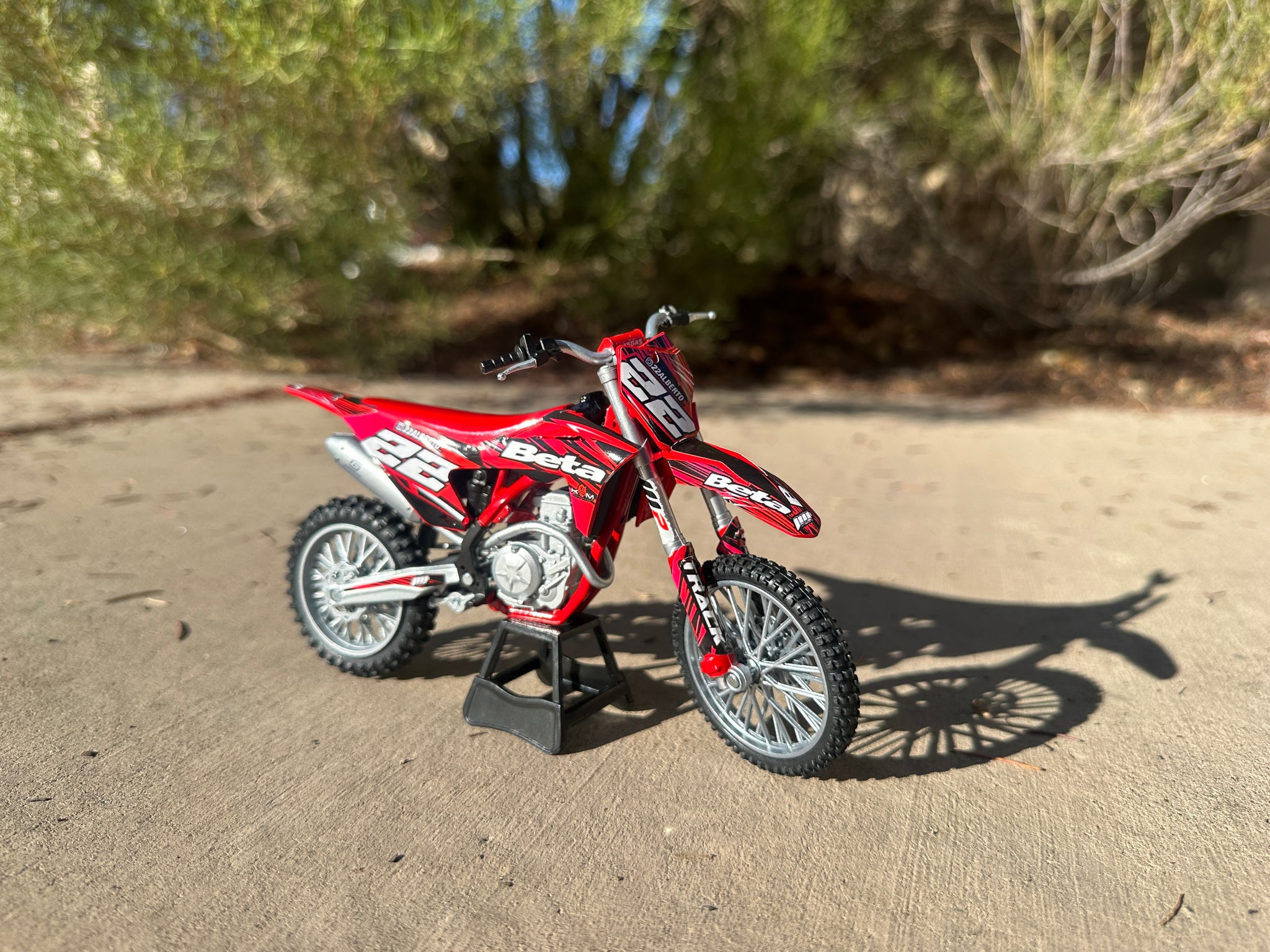 Custom Replica 1:12 Scale Motocross Bike Graphics