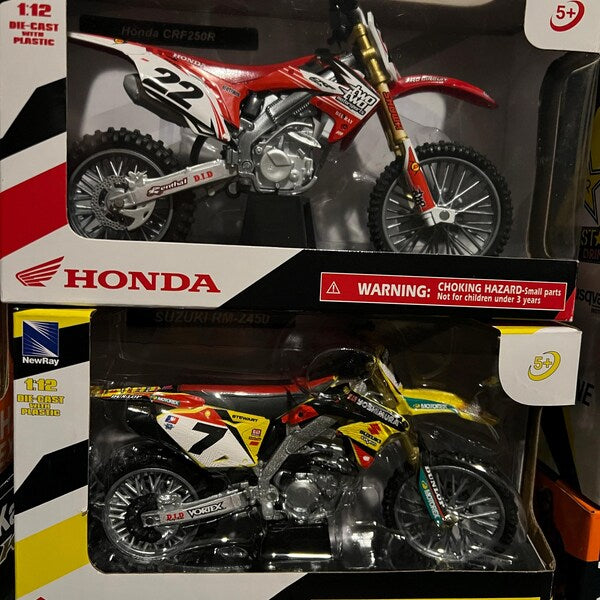 Custom Replica 1:12 Scale Motocross Bike Graphics
