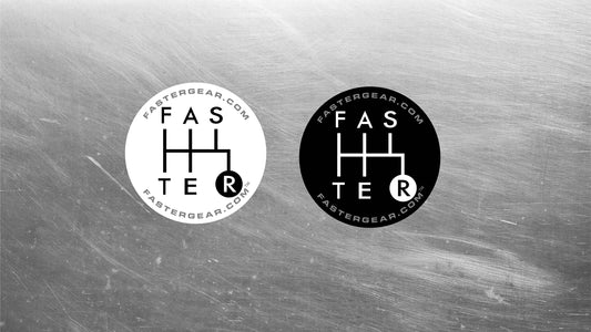 Faster Gear Decals, Motorsports Stickers, Gear Shift Decal, Racing Sticker