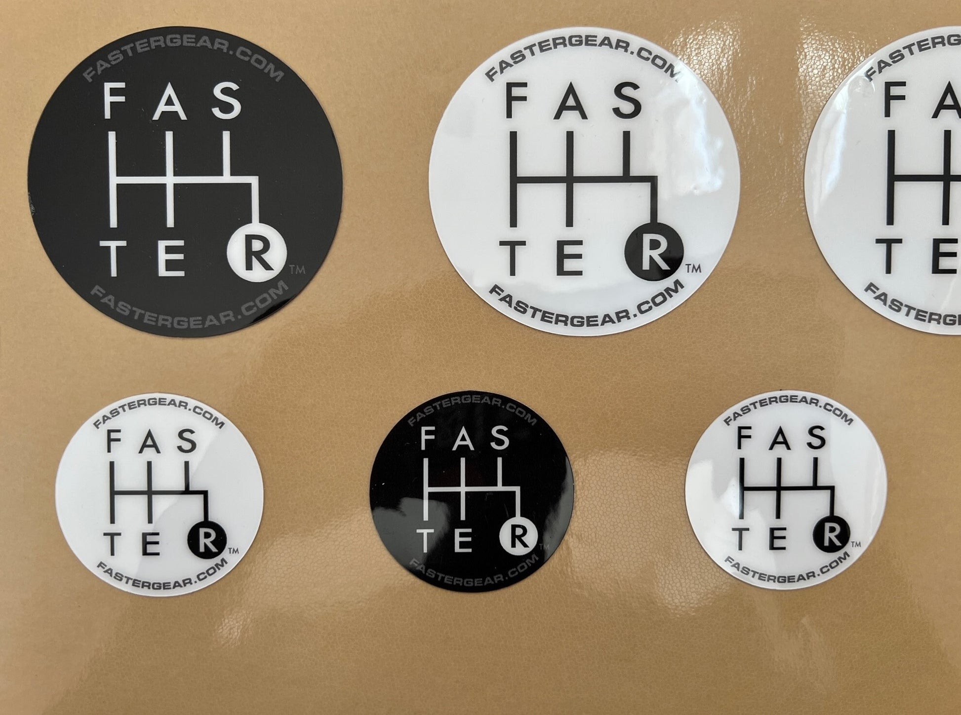 Faster Gear Decals, Motorsports Stickers, Gear Shift Decal, Racing Sticker