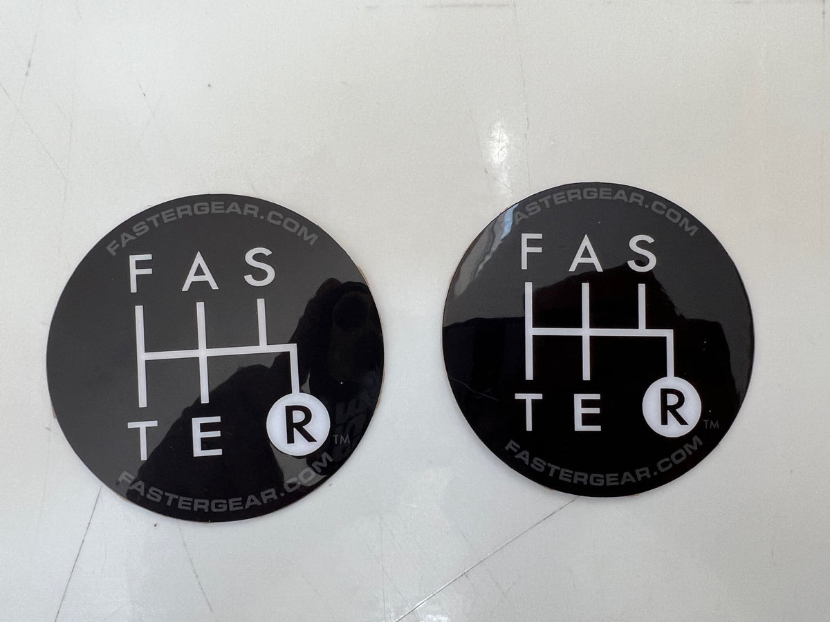 Faster Gear Decals, Motorsports Stickers, Gear Shift Decal, Racing Sticker