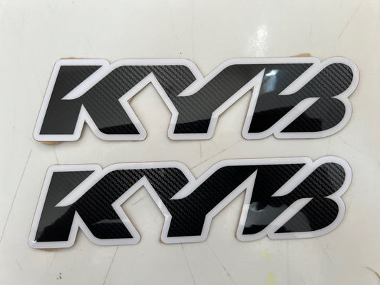 KYB Suspension Decals, KYB, Motocross Decals, Stickers, Die Cut