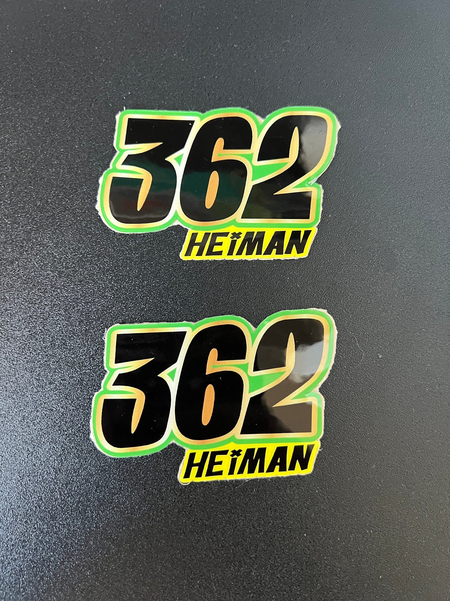 Personalized Name & Number Decal Packs, Non-laminated Custom Stickers, Custom Motorsports Decal Bundles, Personalized Sticker Packs