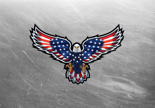 American Bald Eagle USA Decal, Waterproof Stickers, America Stickers, USA Decals, USA Made