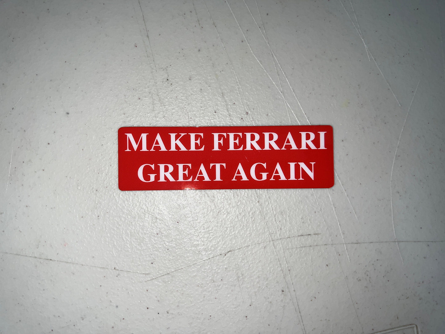 Make Ferrari Great Again Decals, Racing Sticker, Formula 1, F1 Stickers, Waterproof