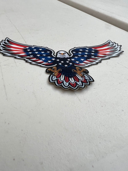 American Bald Eagle USA Decal, Waterproof Stickers, America Stickers, USA Decals, USA Made