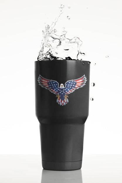 American Bald Eagle USA Decal, Waterproof Stickers, America Stickers, USA Decals, USA Made