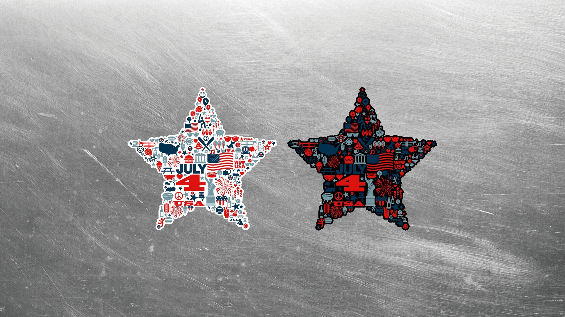 4th of July Star Decals, Star stickers, USA Decals, 4th of july, Decals