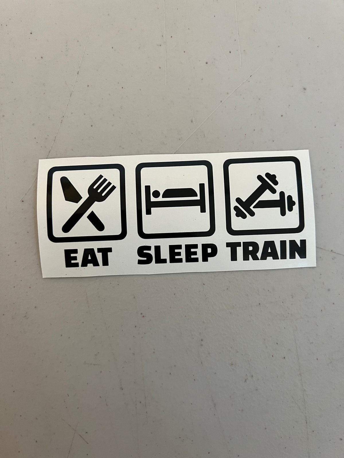 Eat Sleep Train Decals, Eat Sleep Mx Decals, Eat Sleep Ride Decals, Waterproof Stickers