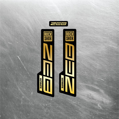 2020 ROCKSHOX ZEB ULTIMATE Fork Decals / Mountain Bike Fork Decals / Multiple Colors