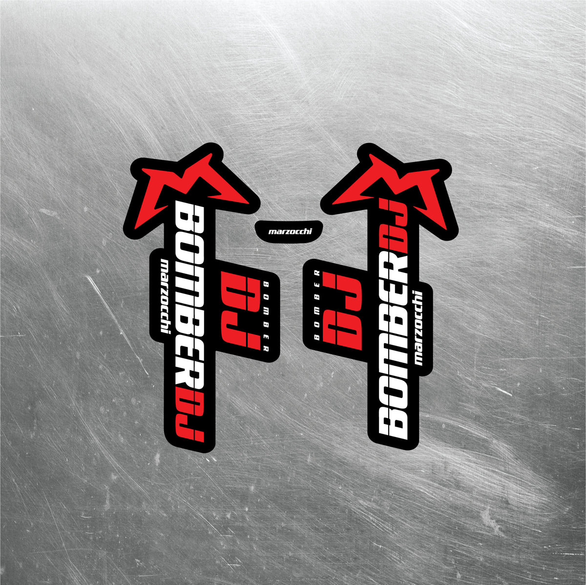 2021 MARZOCCHI BOMBER DJ Fork Decals / Mountain Bike Fork Decals / Multiple Colors