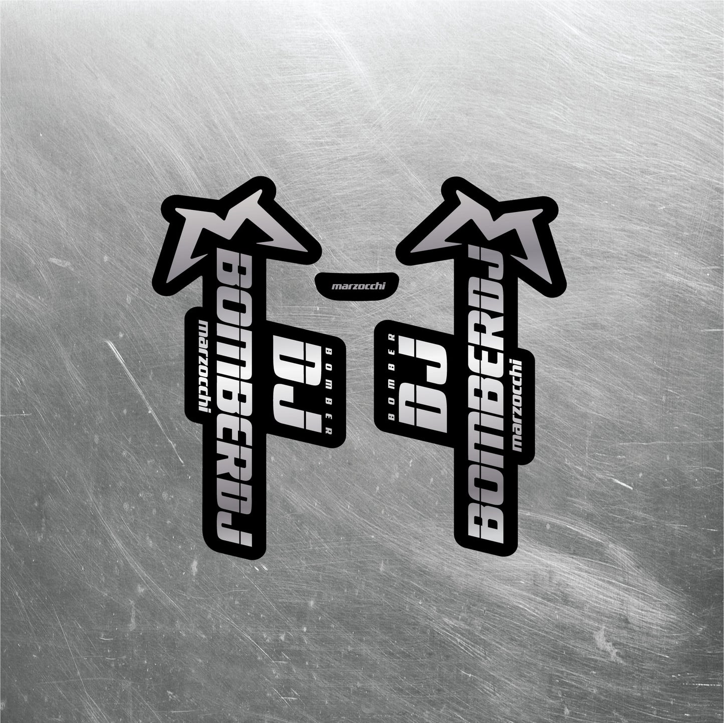 2021 MARZOCCHI BOMBER DJ Fork Decals / Mountain Bike Fork Decals / Multiple Colors