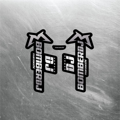 2021 MARZOCCHI BOMBER DJ Fork Decals / Mountain Bike Fork Decals / Multiple Colors