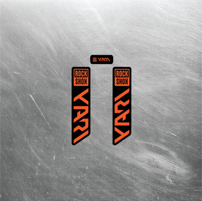 2021 ROCKSHOX YARI Fork Decals / Mountain Bike Fork Decals / Multiple Colors