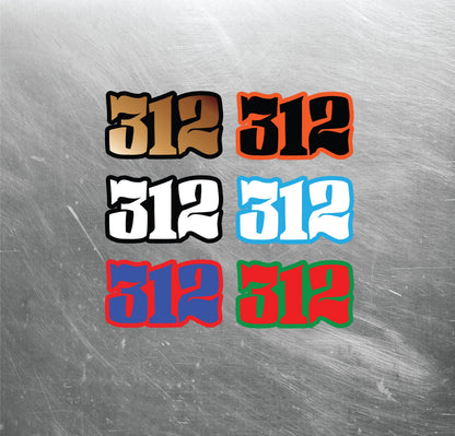 Custom Number Decals, Waterproof Racing Stickers, Motorsports Decals, Personalized Stickers