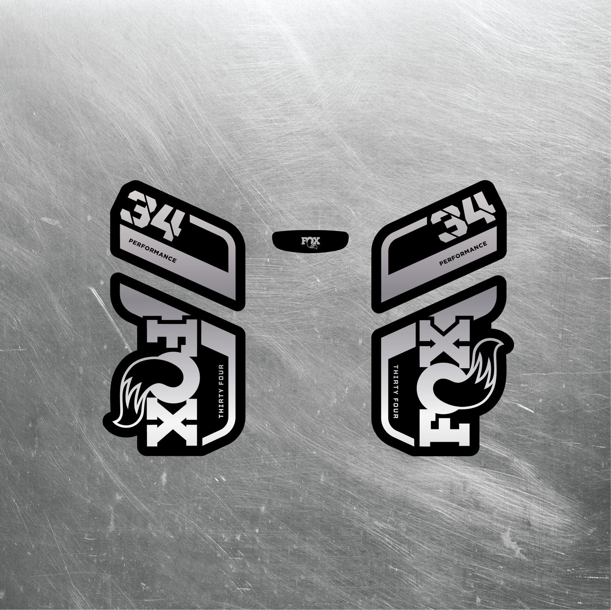 2021 FOX 34 PERFORMANCE Fork Decals / Mountain Bike Fork Decals / Multiple Colors