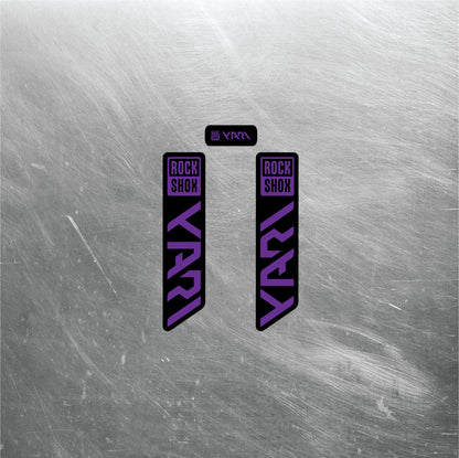 2021 ROCKSHOX YARI Fork Decals / Mountain Bike Fork Decals / Multiple Colors