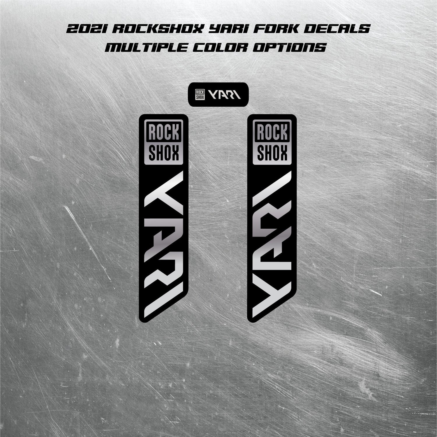 2021 ROCKSHOX YARI Fork Decals / Mountain Bike Fork Decals / Multiple Colors