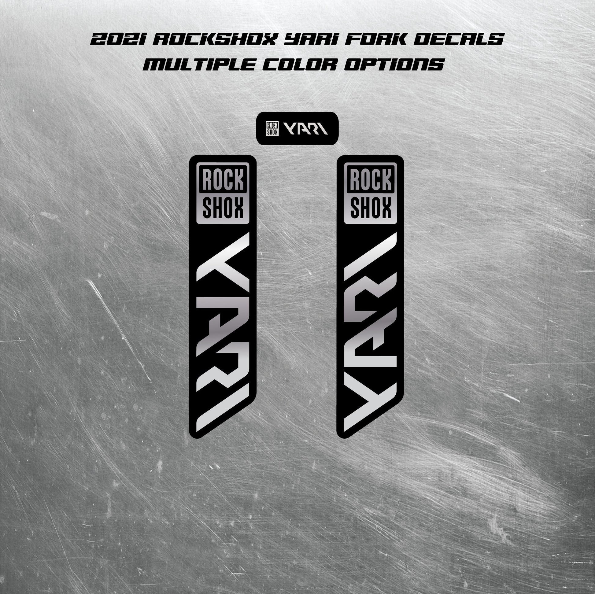 2021 ROCKSHOX YARI Fork Decals / Mountain Bike Fork Decals / Multiple Colors