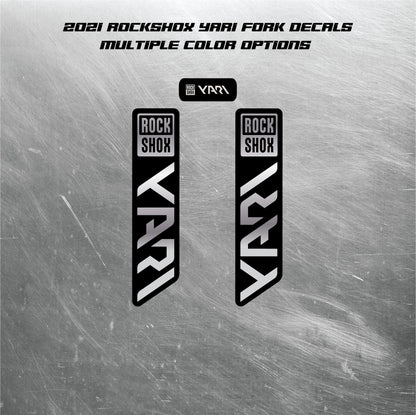 2021 ROCKSHOX YARI Fork Decals / Mountain Bike Fork Decals / Multiple Colors