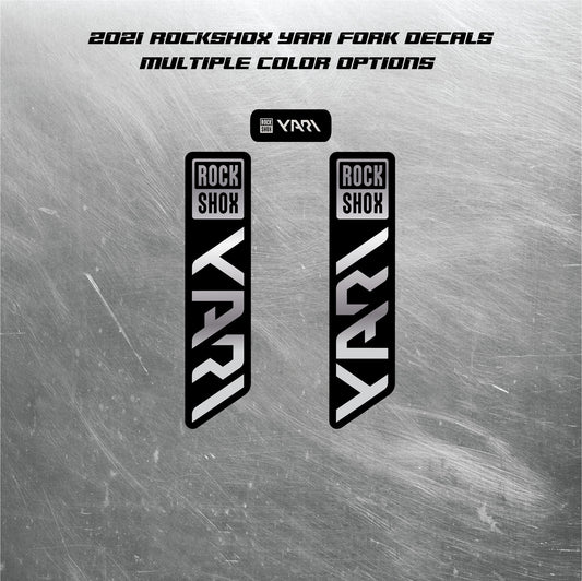 2021 ROCKSHOX YARI Fork Decals / Mountain Bike Fork Decals / Multiple Colors