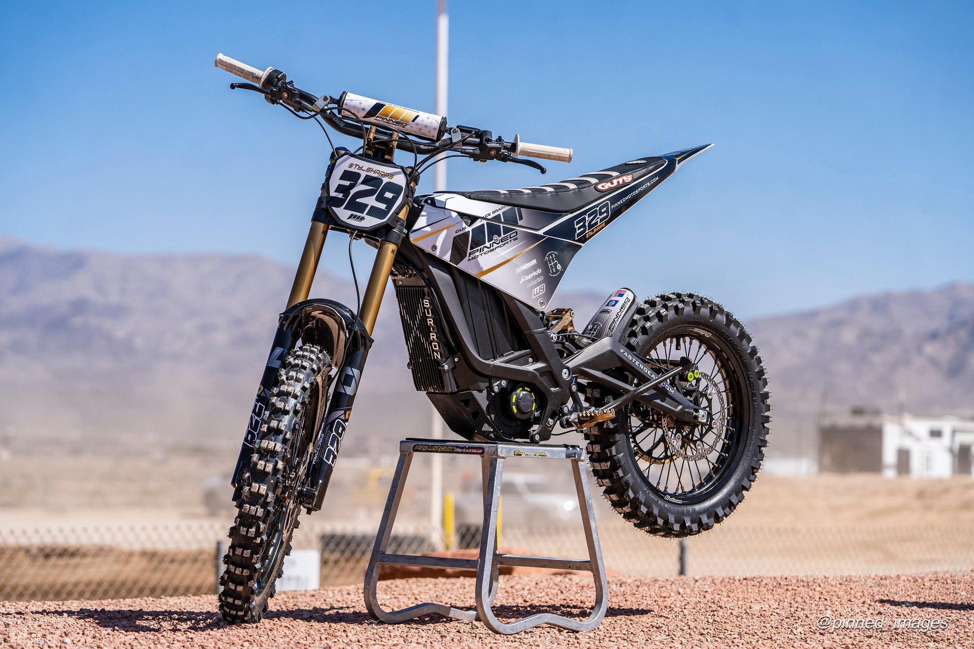Super Clean Sur-Ron Front Plate Decals, Personalized Name and Number Plate, ODI MTB Plate Decals