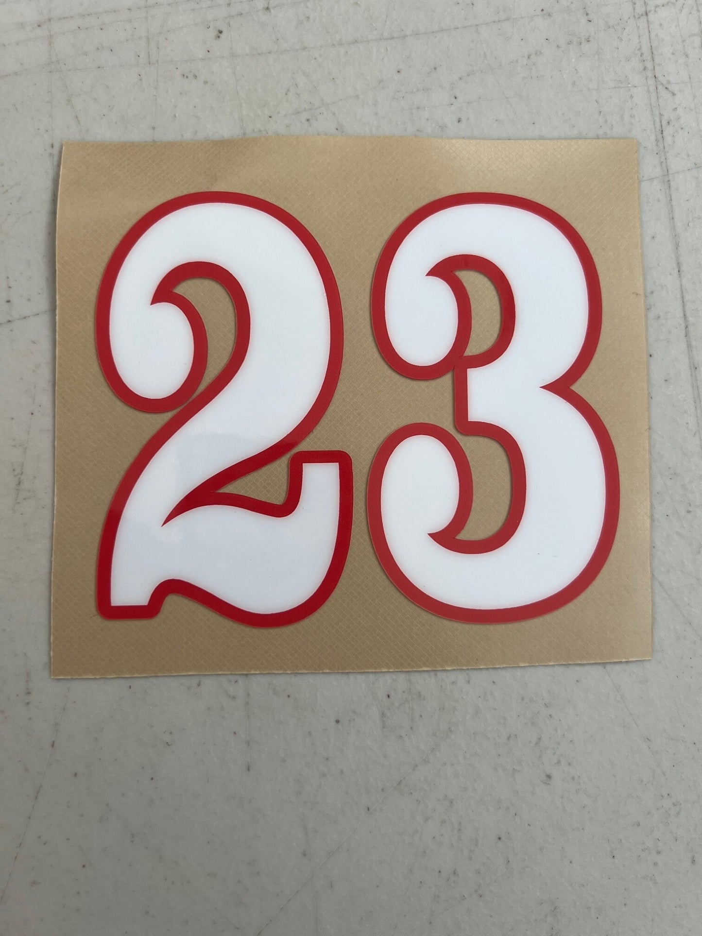 Individual Number Decals, Waterproof Racing Stickers, Car Decals, Personalized Stickers, Racing Decals