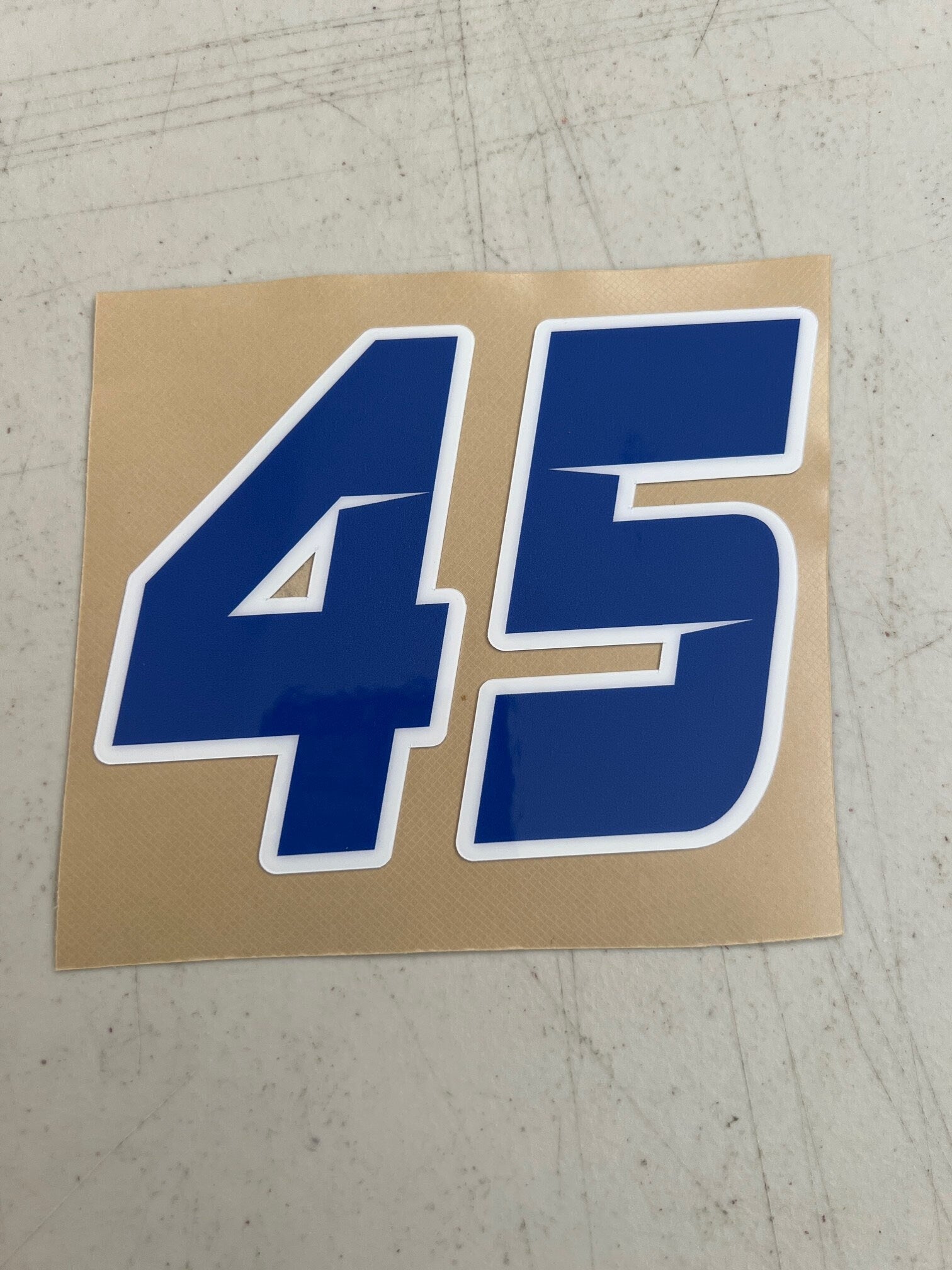 Individual Number Decals, Waterproof Racing Stickers, Car Decals, Personalized Stickers, Racing Decals