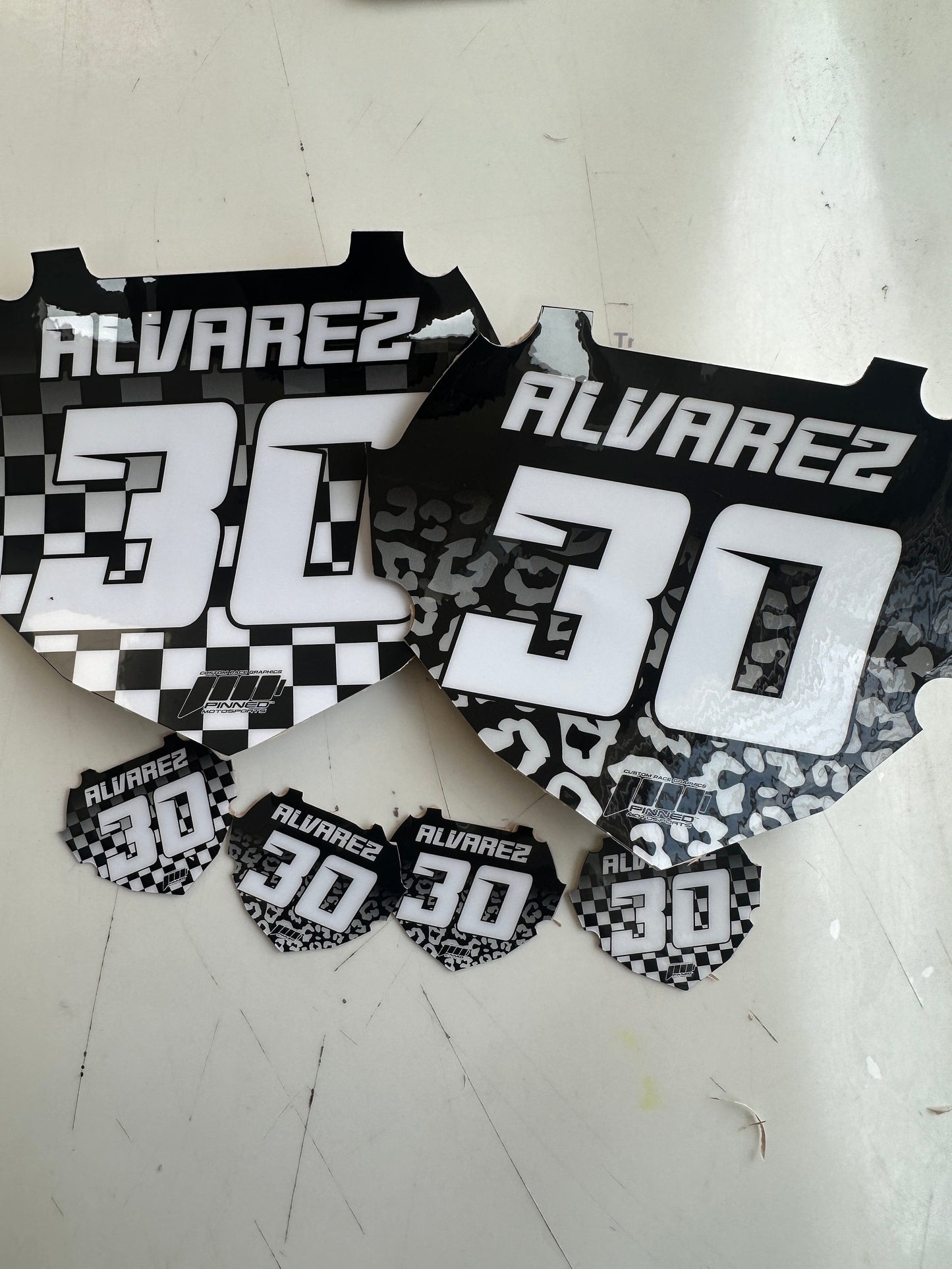 Personalized Box BMX Number Plate Decals, Custom Box Plate decals, Box BMX Plate Decals, BMX Decals