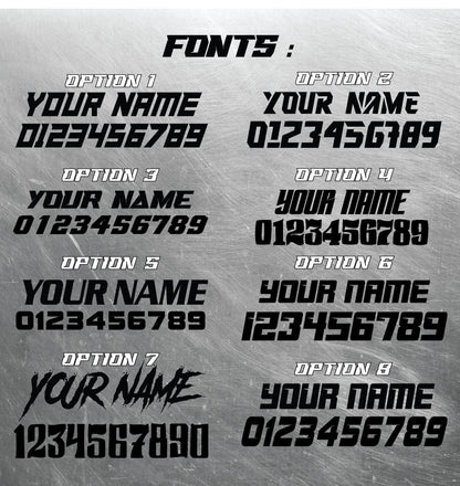 Tangent BMX Style Graphics, Tangent Plate Decals, Personalized Number Plate Graphics