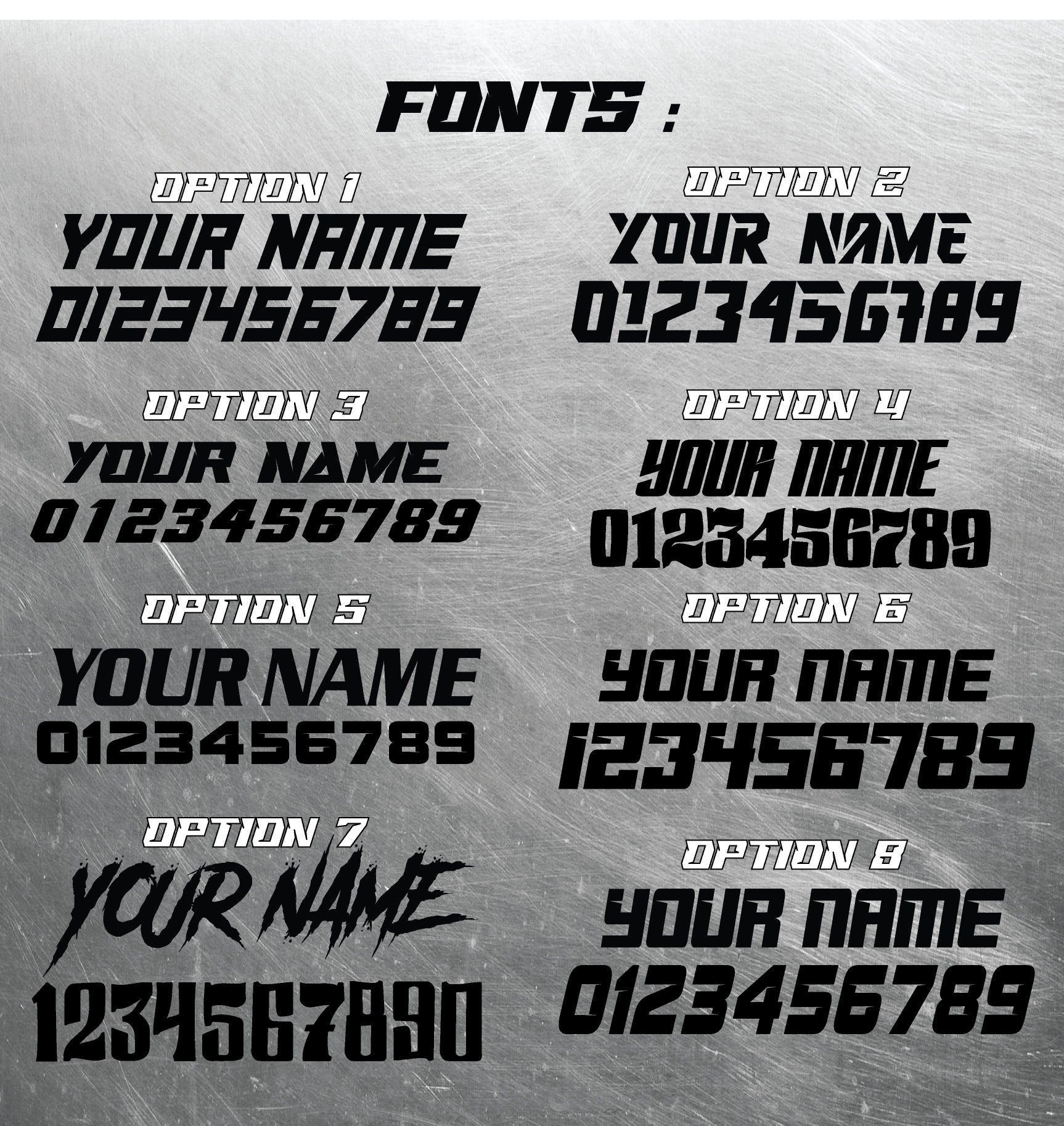 BMX Number Plate Bundle, Custom Box Plate decals, Box BMX Plate Decals, BMX Decals
