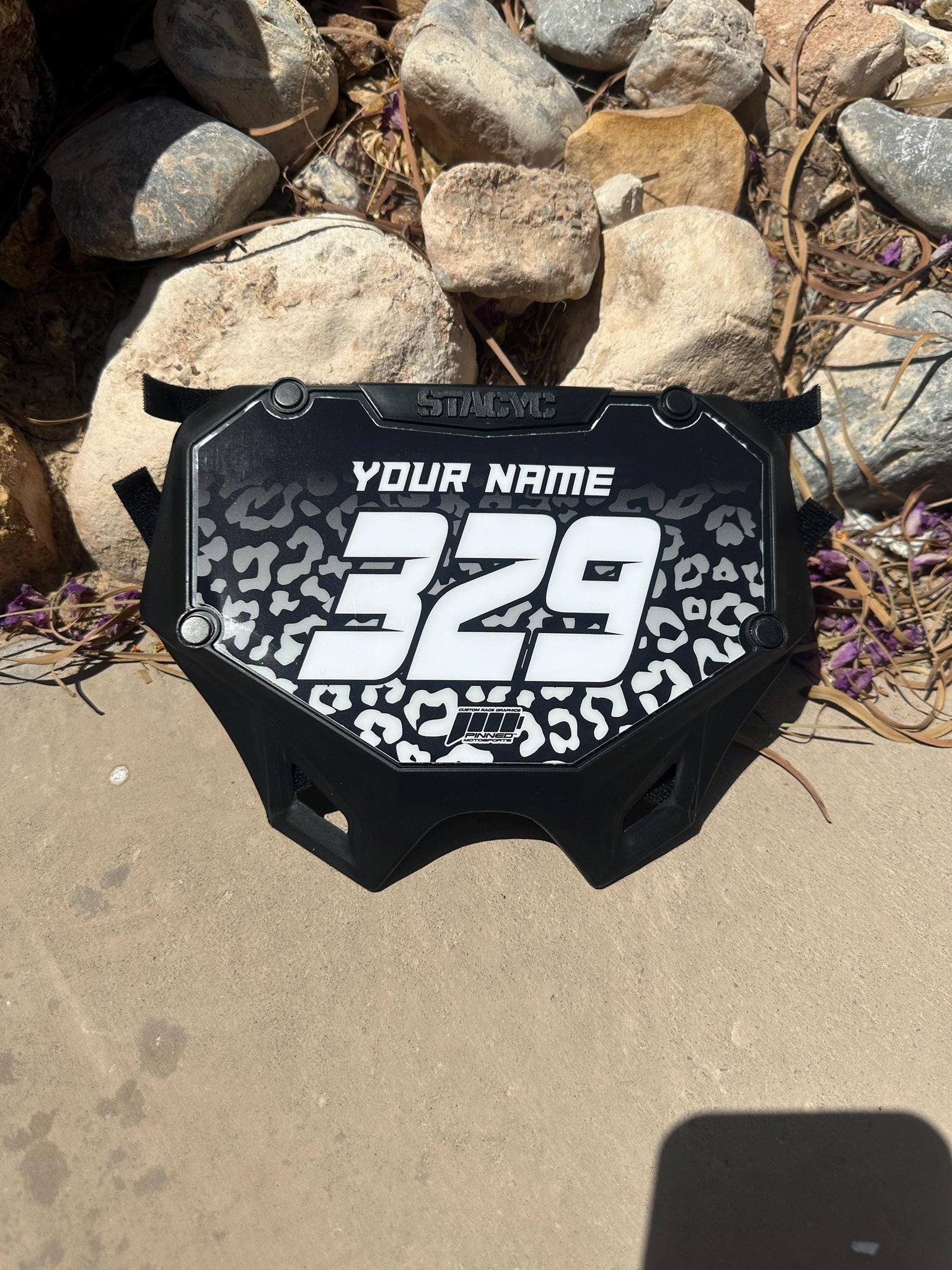 Stacyc Style Plate Graphics | Number Plate Decals | Personalized Plate Decals