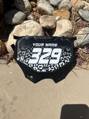 Stacyc Style Plate Graphics | Number Plate Decals | Personalized Plate Decals