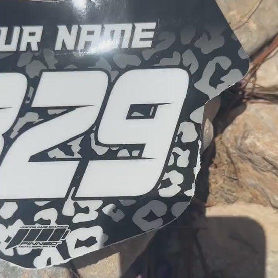 Tangent BMX Style Graphics, Tangent Plate Decals, Personalized Number Plate Graphics