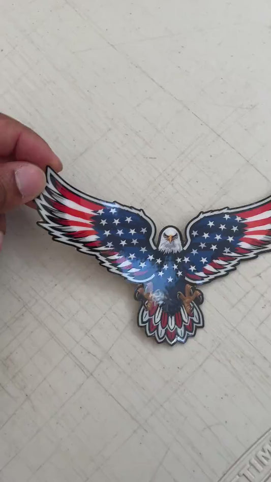 American Bald Eagle USA Decal, Waterproof Stickers, America Stickers, USA Decals, USA Made