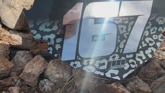 Full Color Chrome BMX Number Plate Decals, Chrome BMX Plate Decals, Chrome BMX Decals