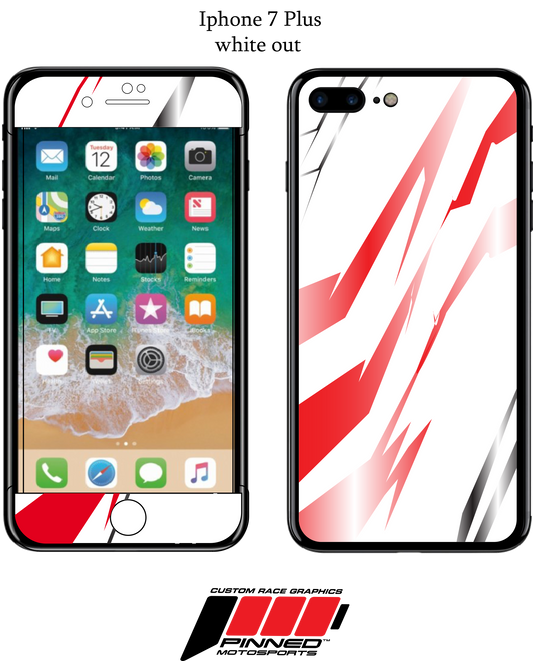 White Out Phone Graphic