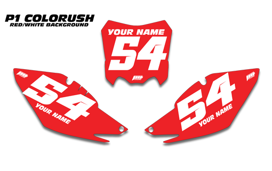P1 HONDA COLORUSH Plates