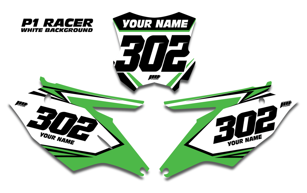 P1 KAWASAKI RACER Plates