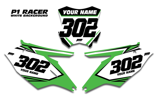 P1 KAWASAKI RACER Plates