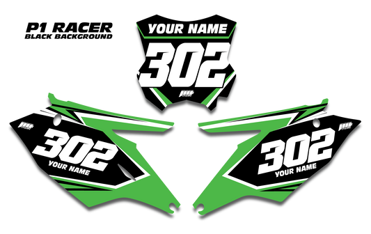 P1 KAWASAKI RACER Plates