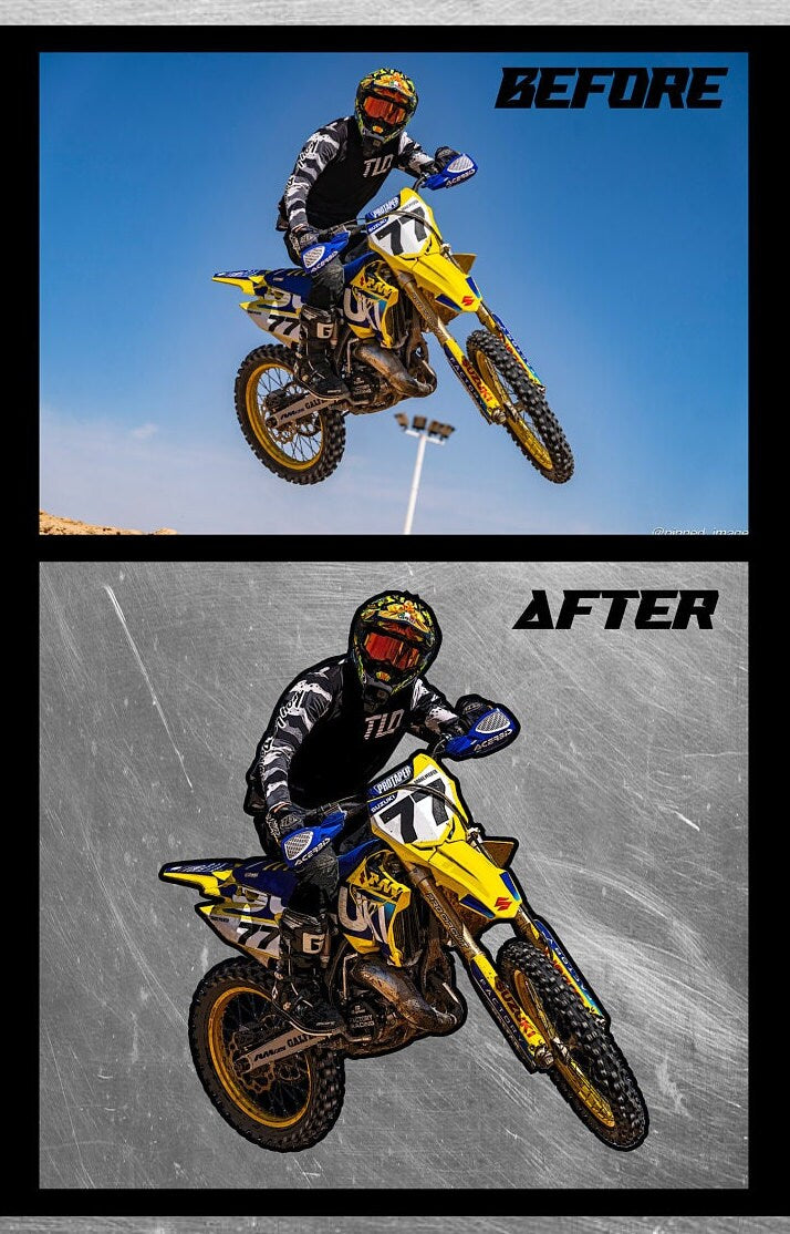 Action Sports Decals, Custom Photo Decal, Motocross Decals, Waterproof Decals, Personalized Decals